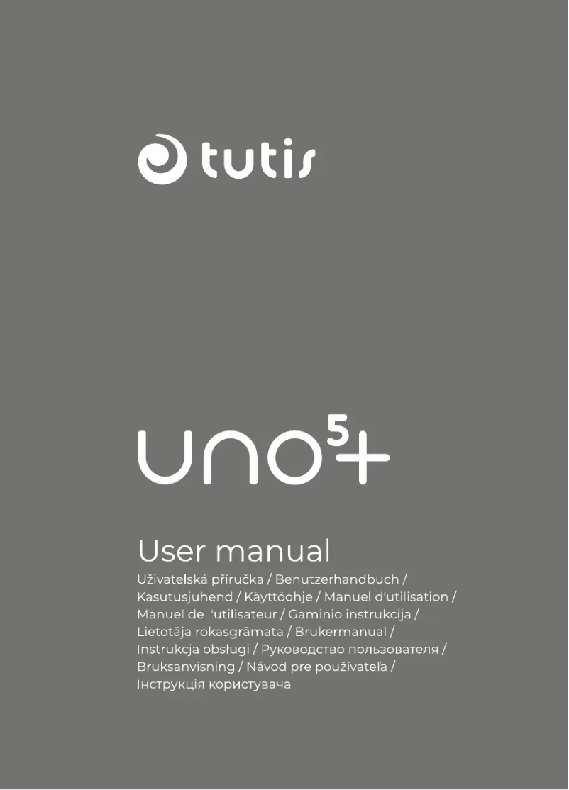 Página 1 del manual Manual de usuario Tutis Uno5+