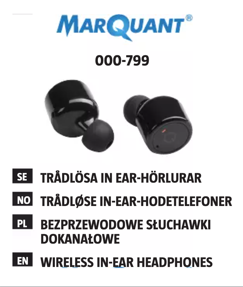 Imagen de la primera página del manual del dispositivo 000-799