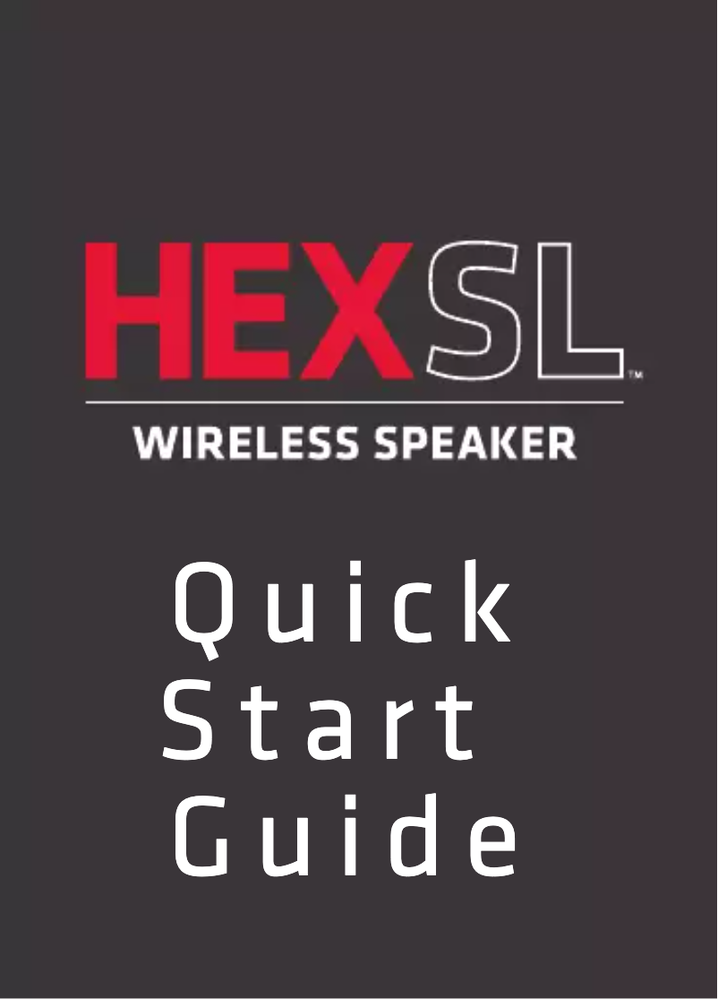 Imagen de la primera página del manual del dispositivo Hex SL