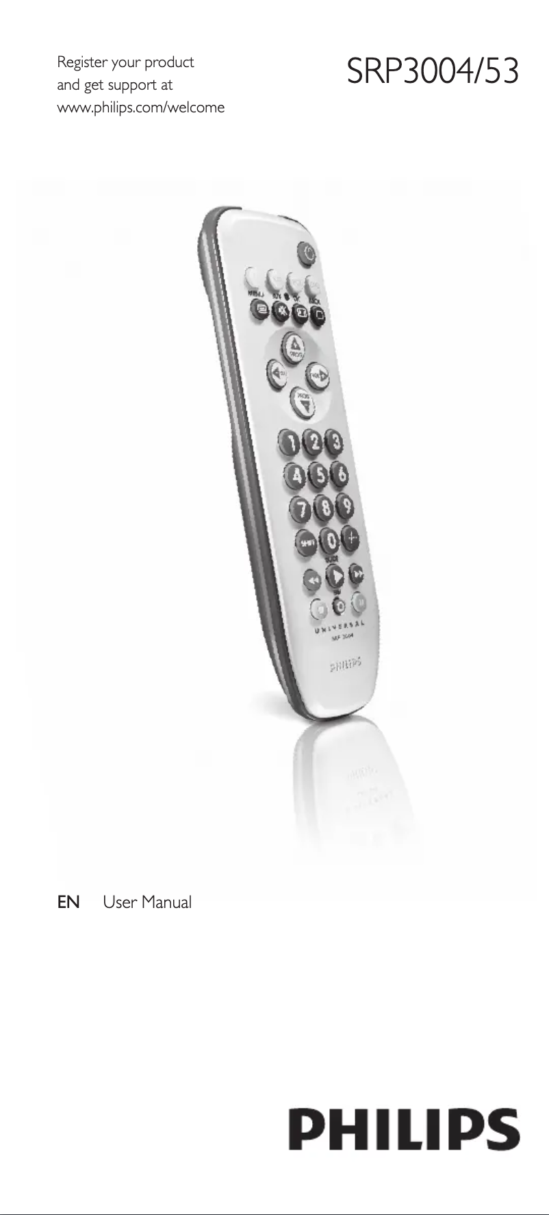 Página nº 1 - Manual de usuario Philips Perfect replacement SRP3004