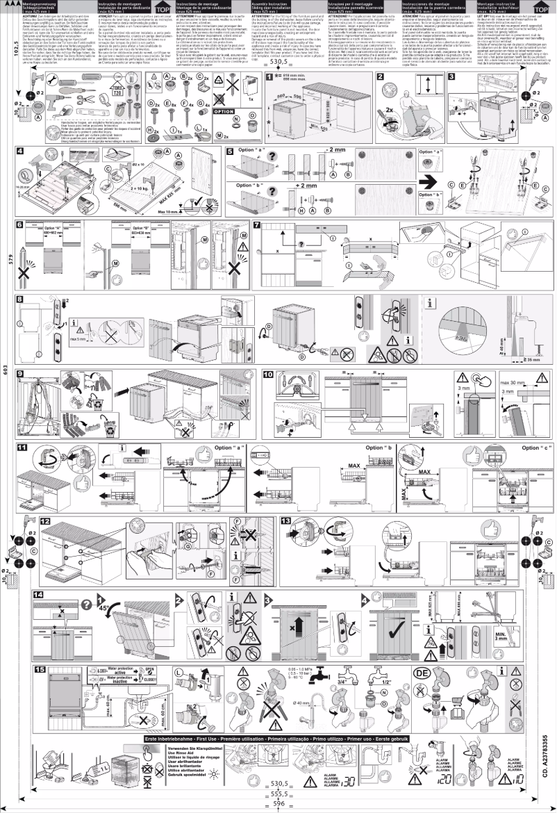 Imagen de la primera página del manual del dispositivo EEM68510W