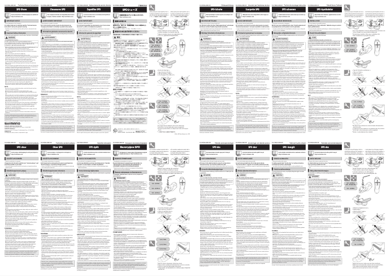 Página 1 del manual Manual de usuario Shimano SH-ME5