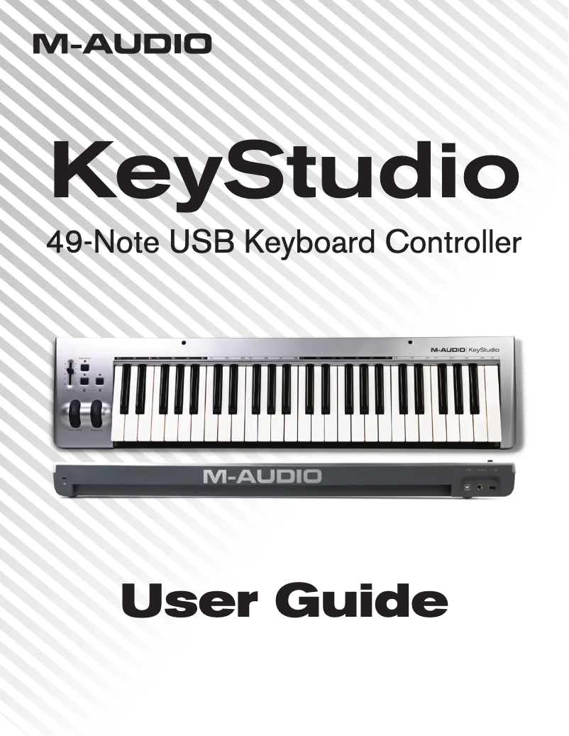 Imagen de la primera página del manual del dispositivo KeyStudio 49