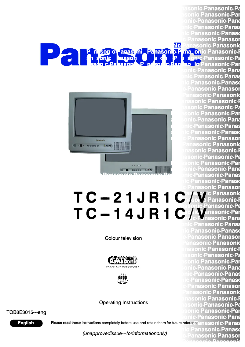 Imagen de la primera página del manual del dispositivo TC-21JR1CV