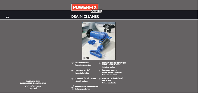 Imagen de la primera página del manual del dispositivo KH 710