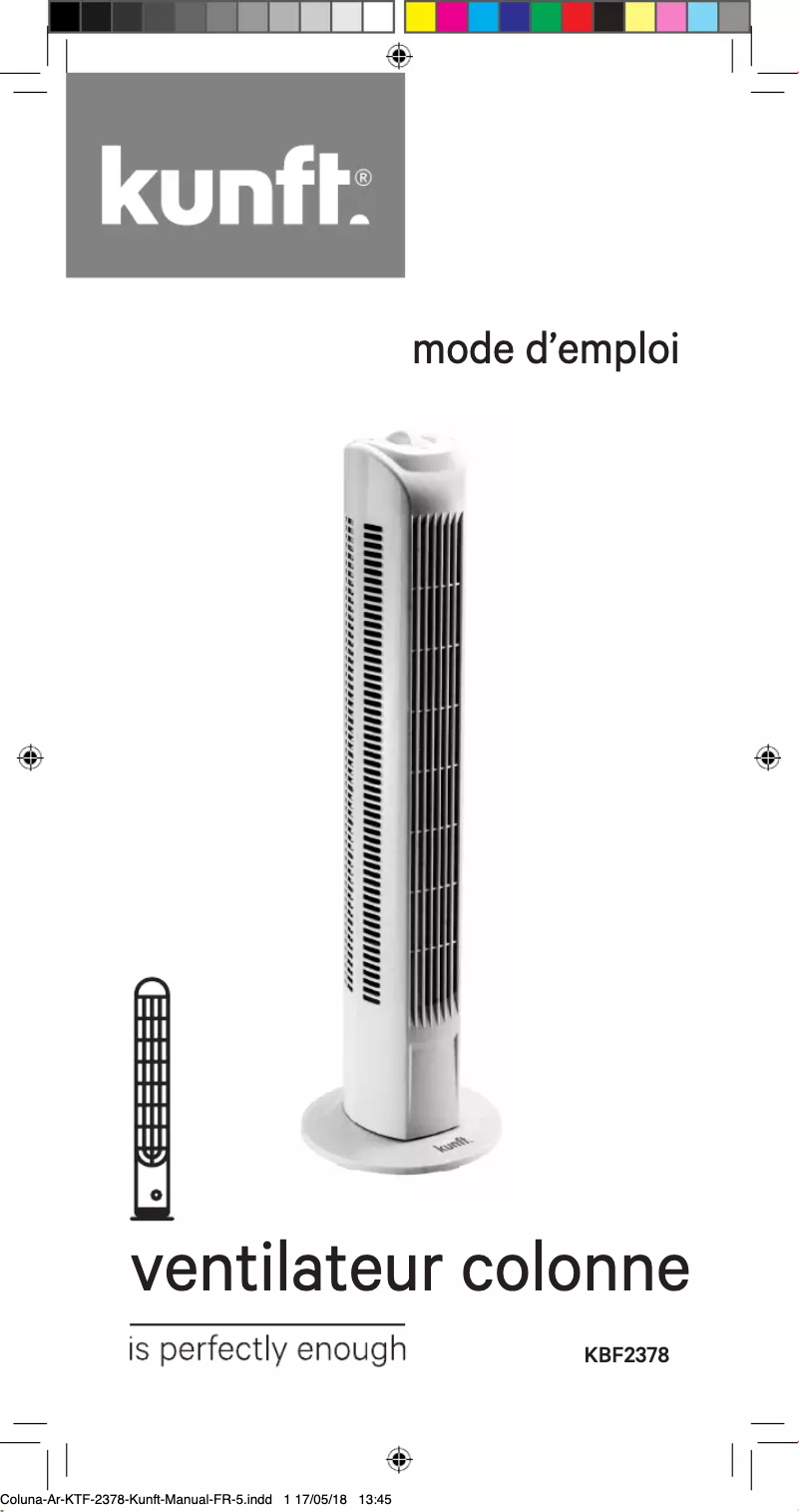 Página 1 del manual Manual de usuario Kunft KTF 2378