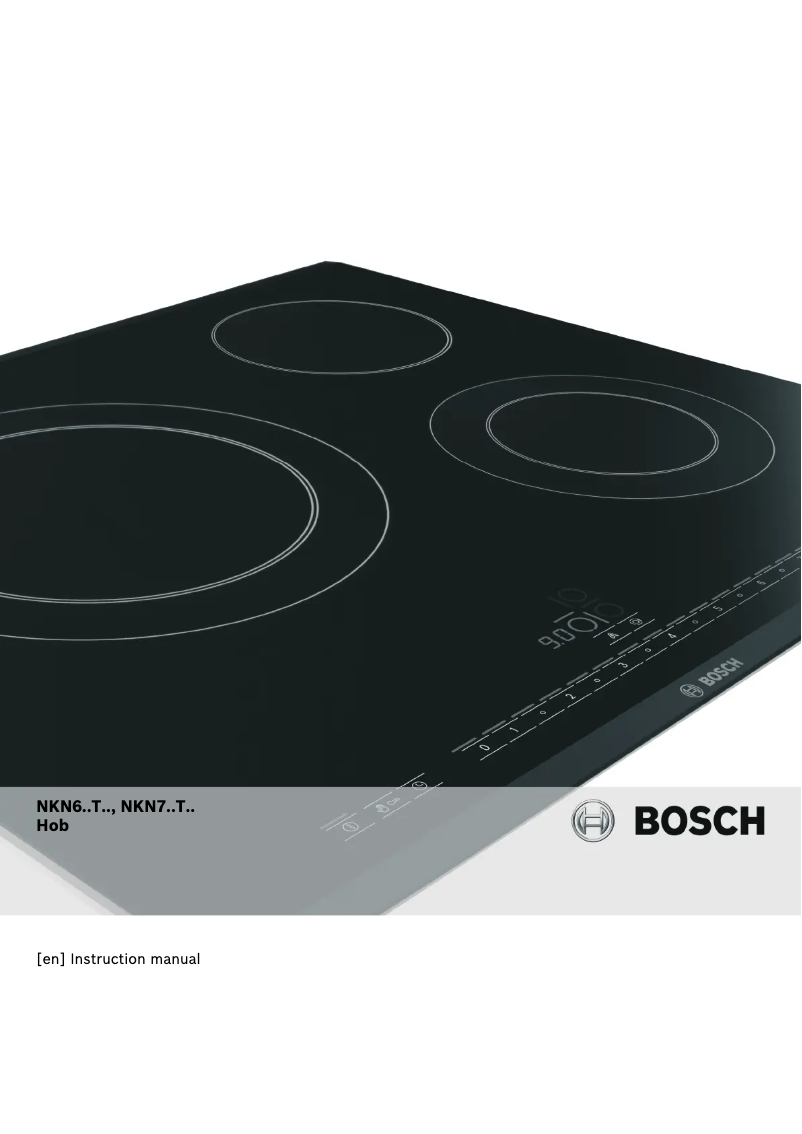 Página 1 del manual Manual de usuario Bosch NKN775t14d