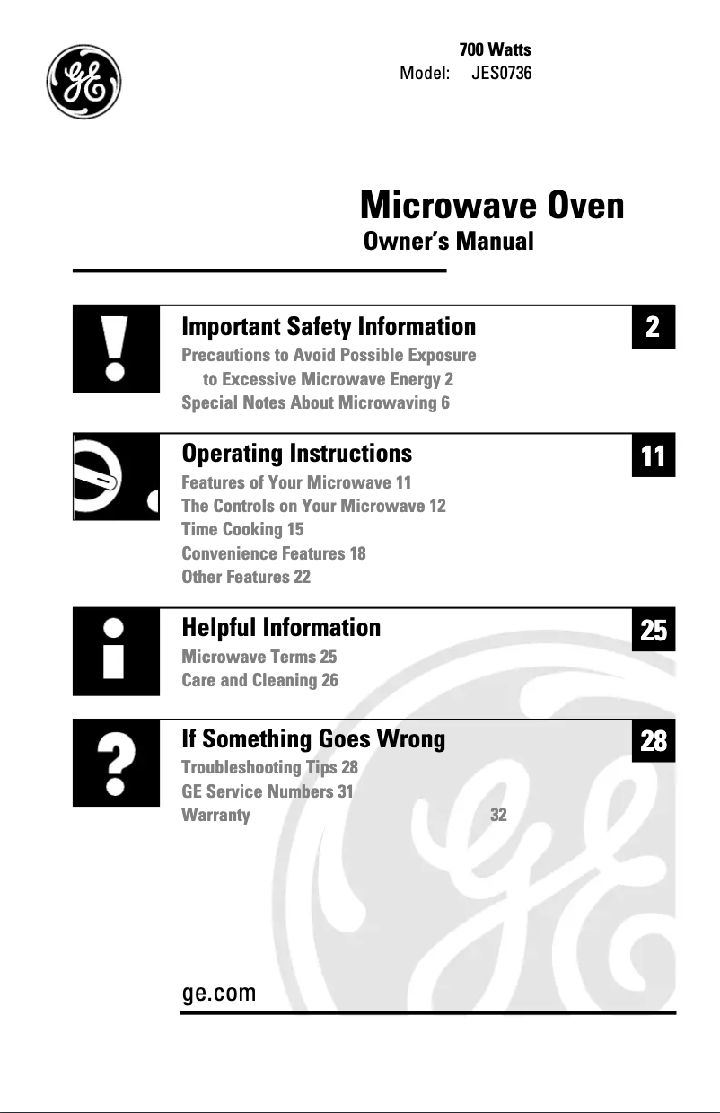 Imagen de la primera página del manual del dispositivo JES0736SPSS