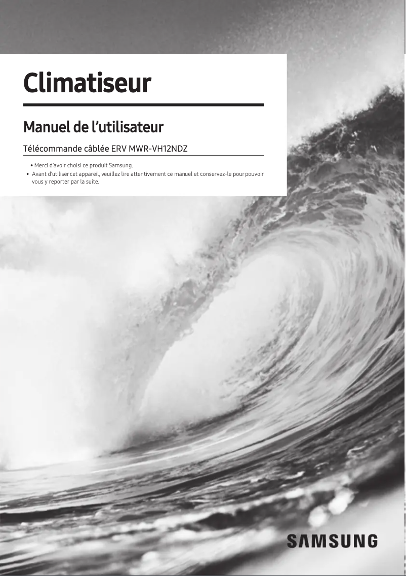 Página 1 del manual Manual de usuario Samsung MWR-VH12NDZ