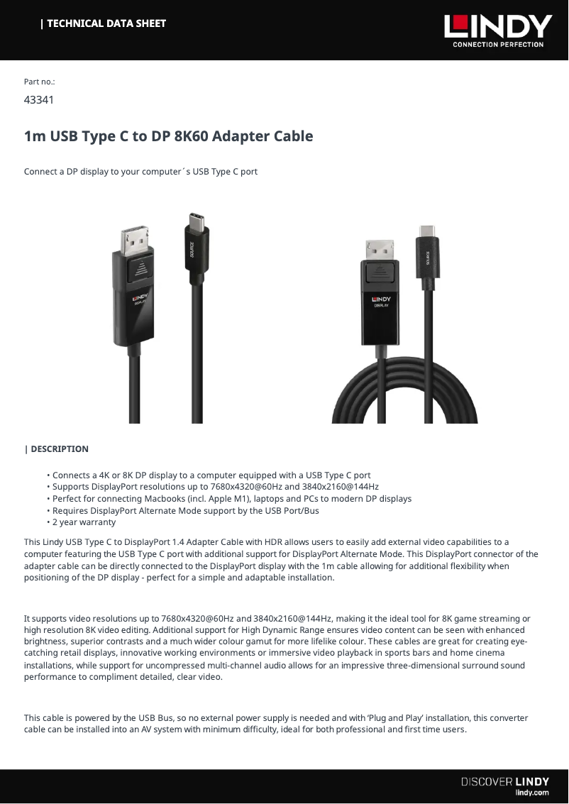 Imagen de la primera página del manual del dispositivo 43341