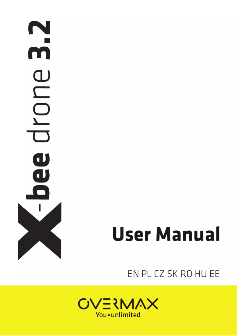 Imagen de la primera página del manual del dispositivo X-bee drone 3.2
