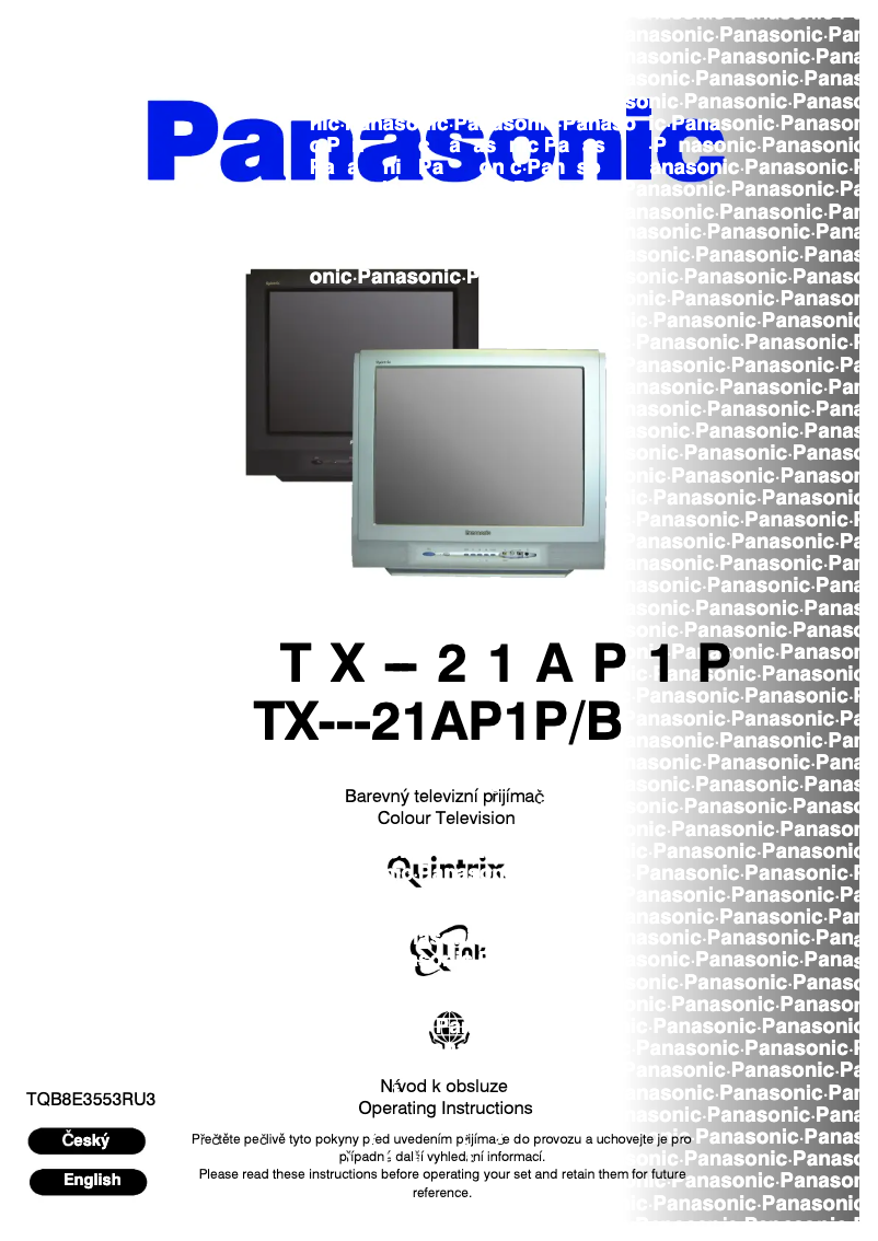Página nº 1 - Manual de usuario Panasonic TX-21AP1PB