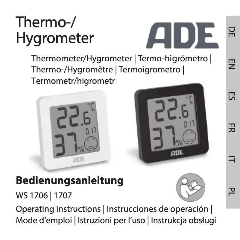 Imagen de la primera página del manual del dispositivo WS 1706