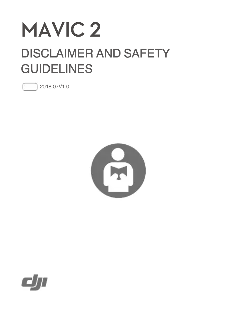 Página nº 1 - Instrucciones de seguridad DJI Mavic 2