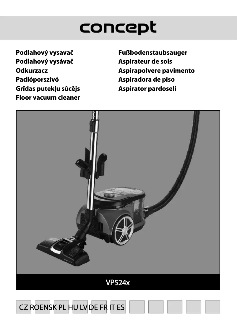 Página 1 del manual Manual de usuario Concept Radical VP5241