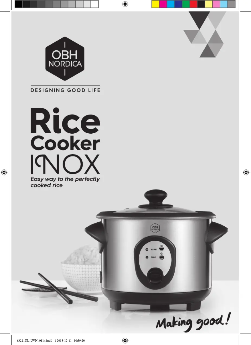 Imagen de la primera página del manual del dispositivo Inox 6322