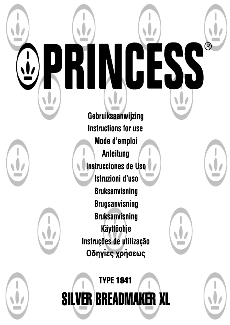 Página nº 1 - Manual de usuario Princess Silver XL 1941