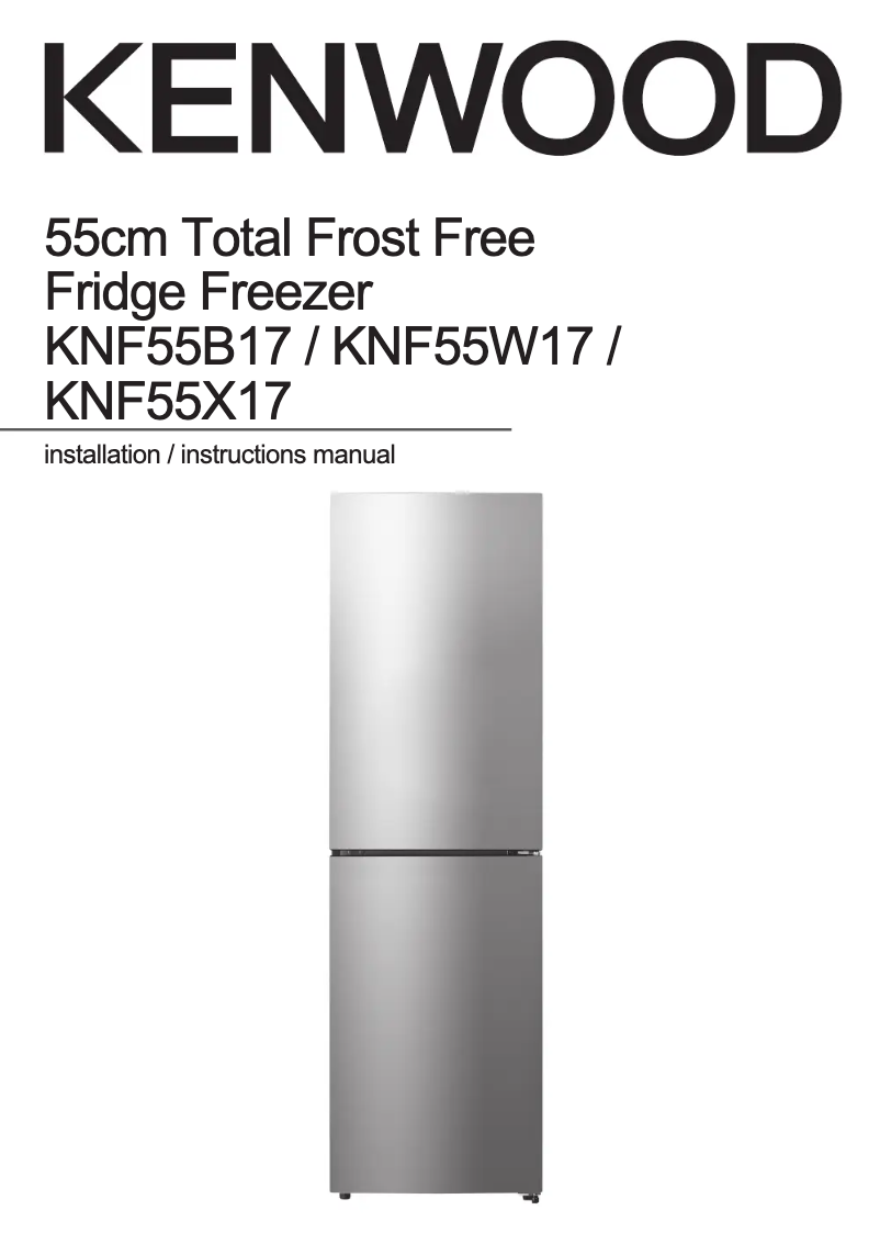 Página 1 del manual Manual de usuario Kenwood KNF55B17