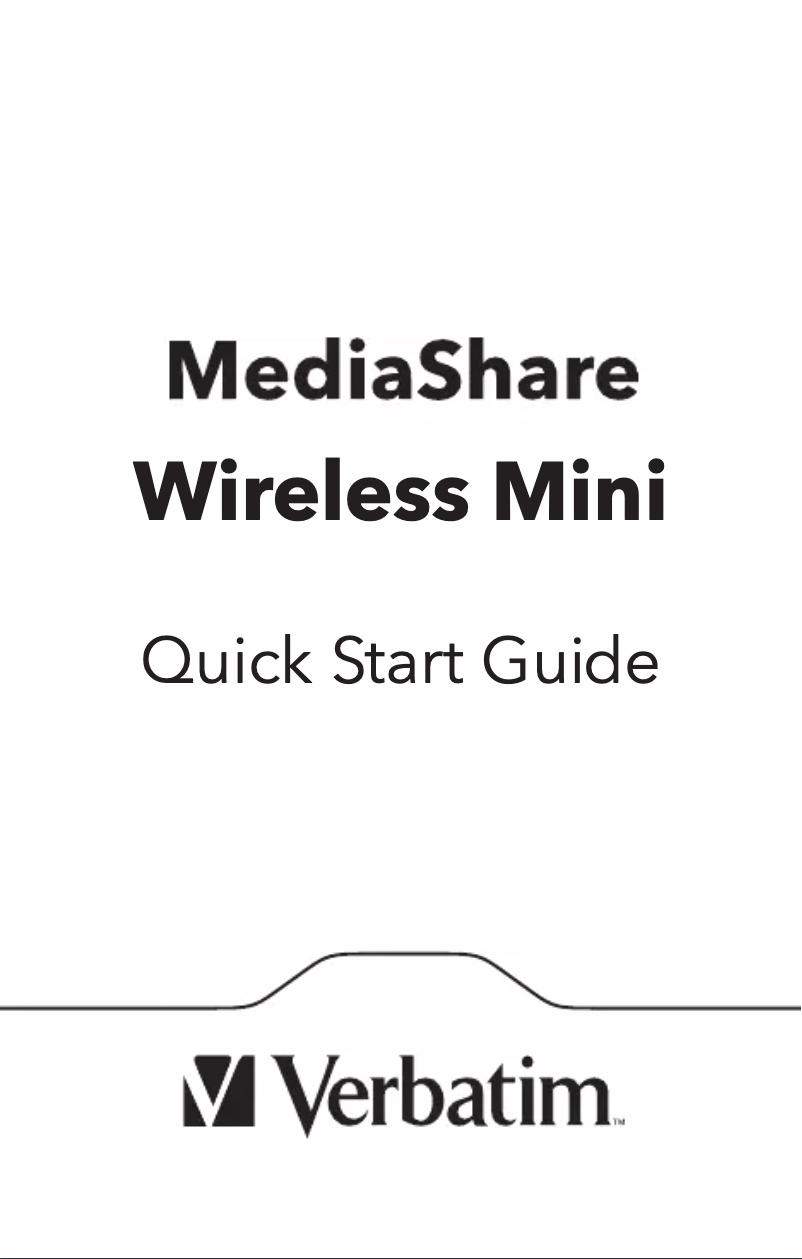Imagen de la primera página del manual del dispositivo MediaShare Wireless Mini