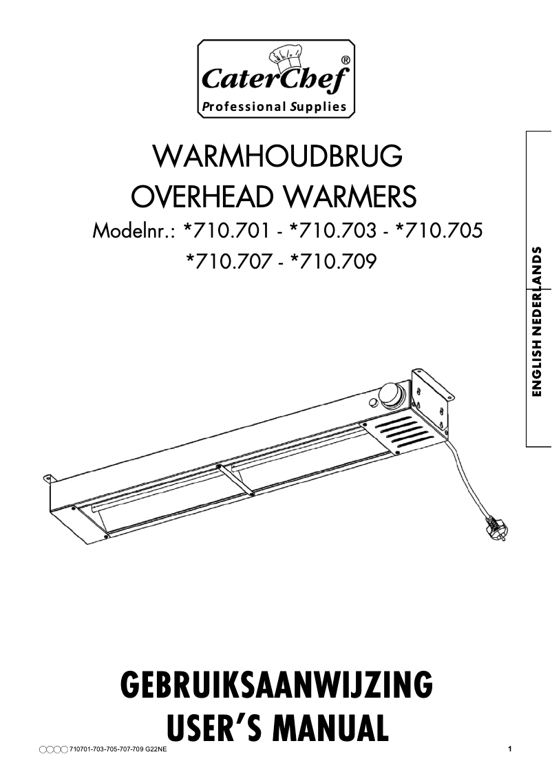 Imagen de la primera página del manual del dispositivo 710701