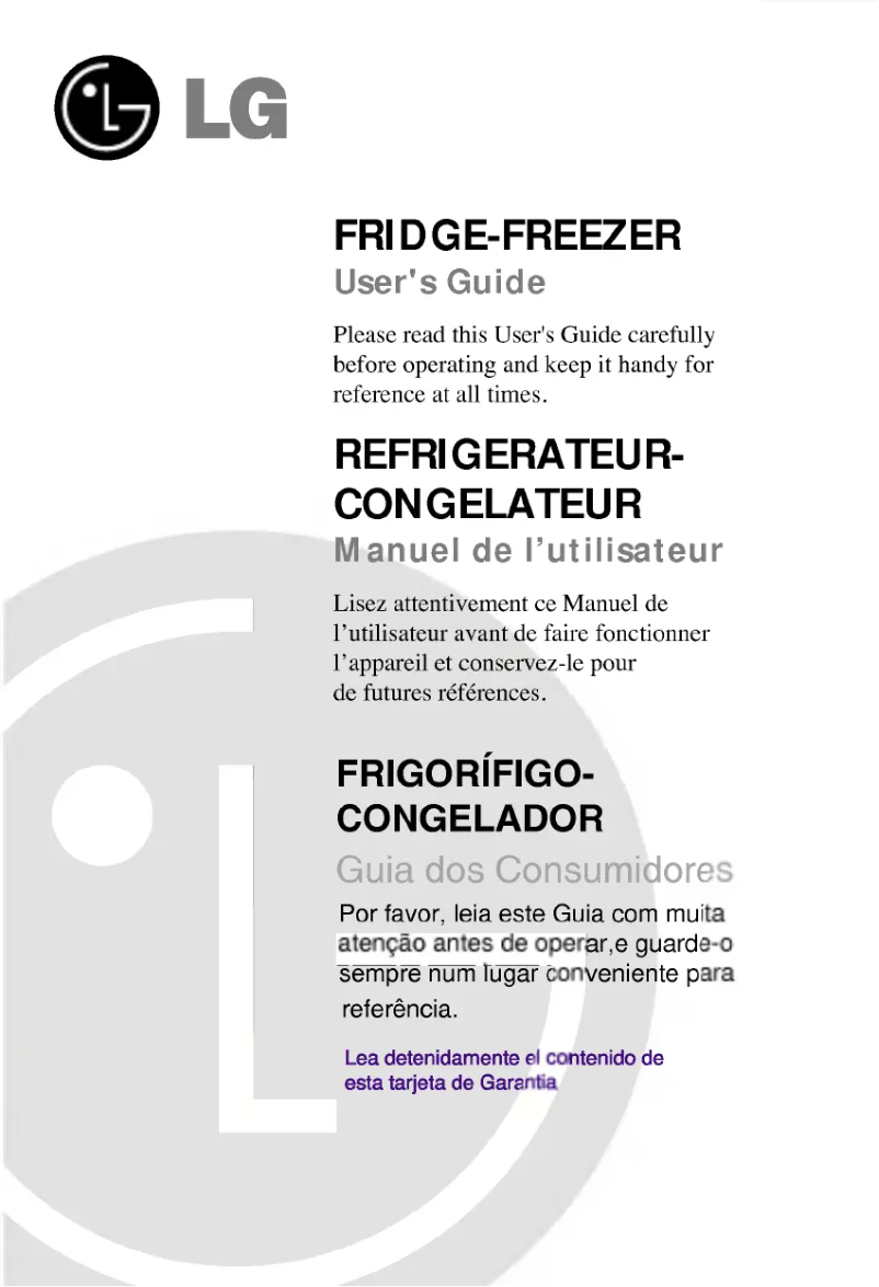 Imagen de la primera página del manual del dispositivo GC-204SQ