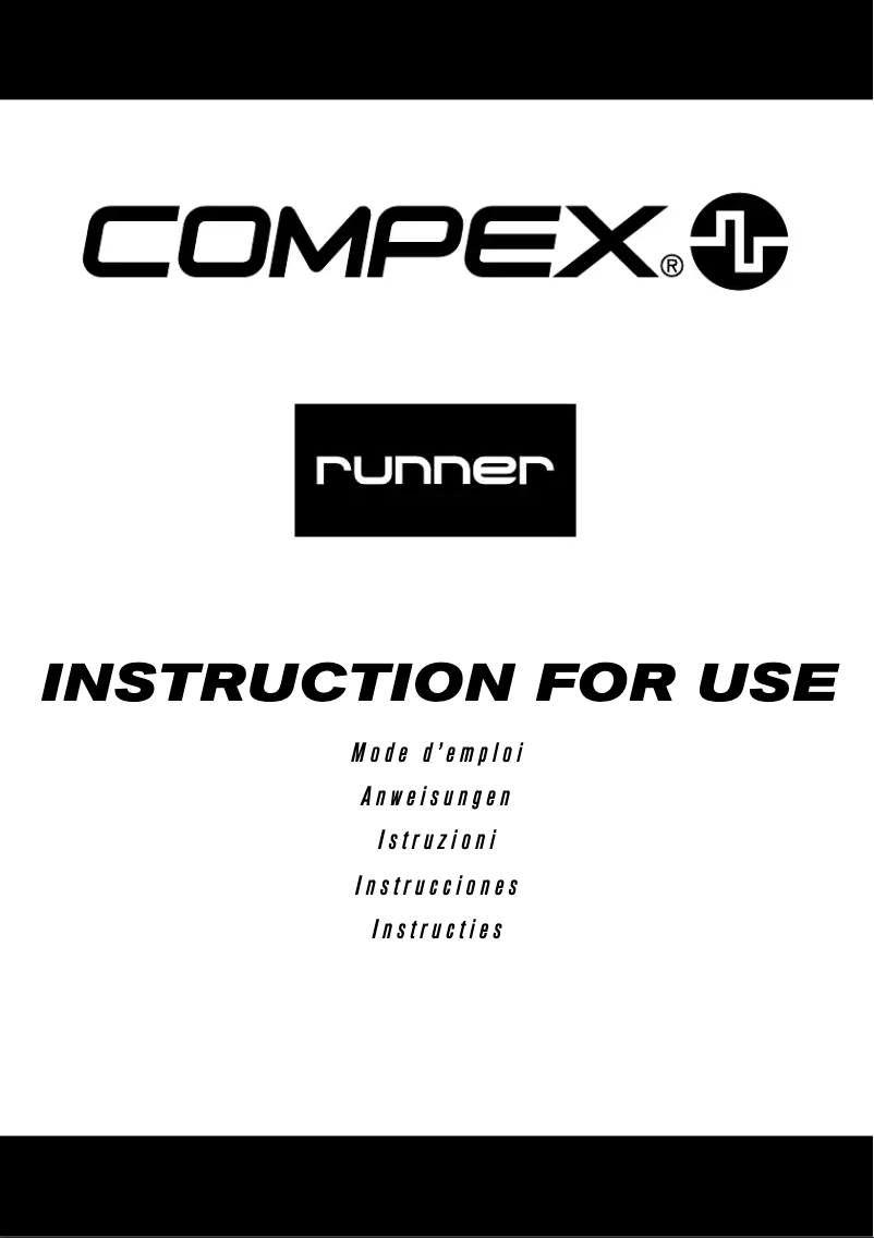 Imagen de la primera página del manual del dispositivo Runner