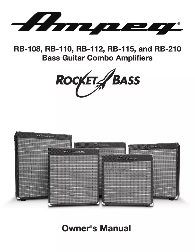 Imagen de la primera página del manual del dispositivo Rocket Bass RB-108