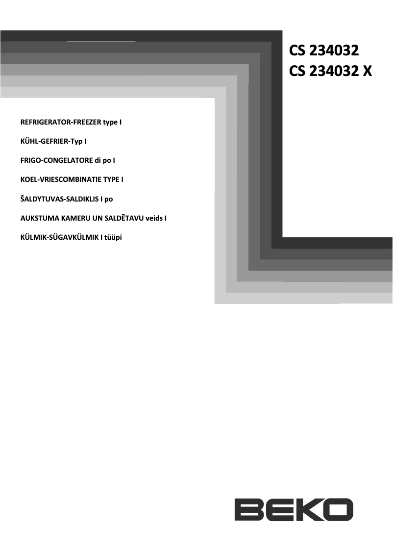 Imagen de la primera página del manual del dispositivo CS234032X