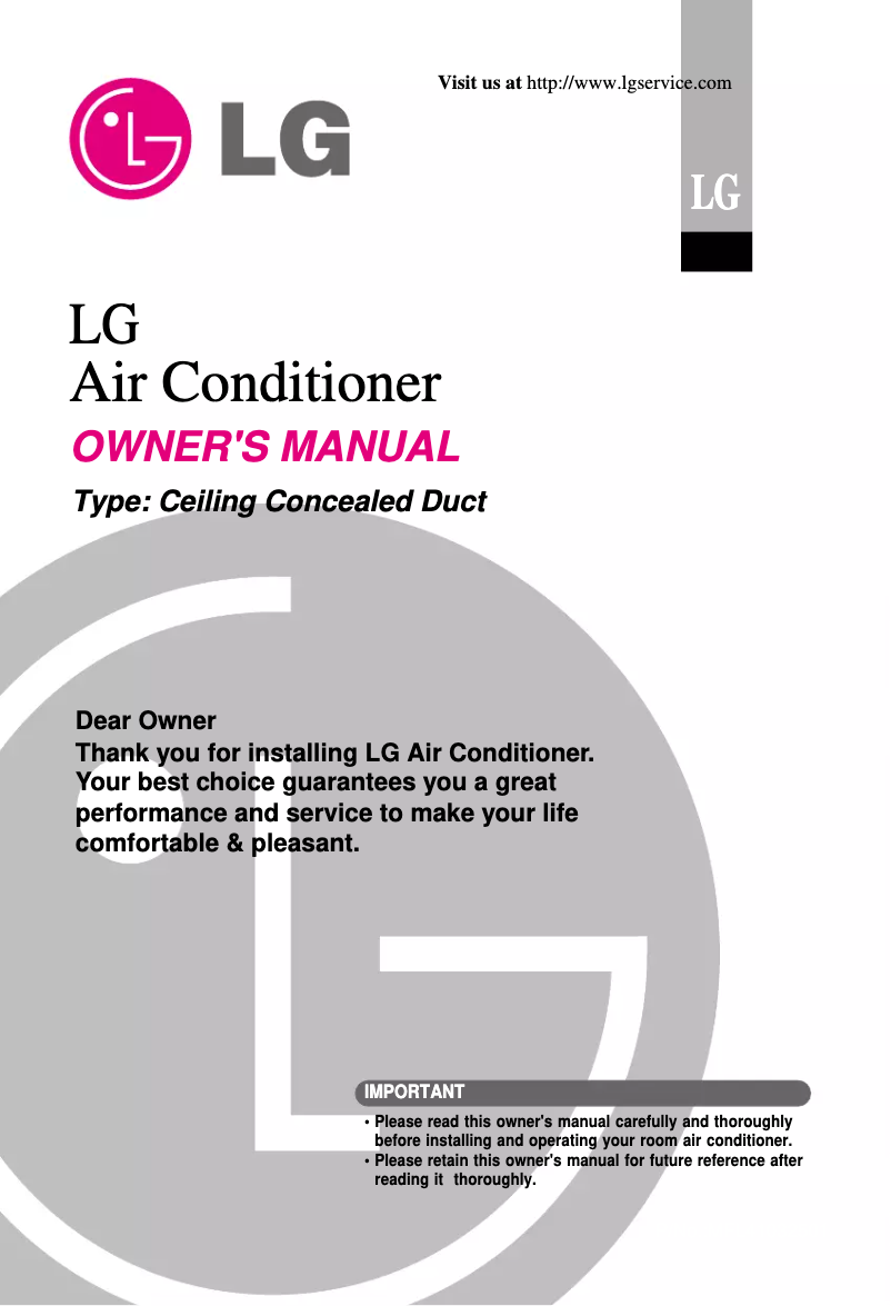 Imagen de la primera página del manual del dispositivo B36AWYUE62