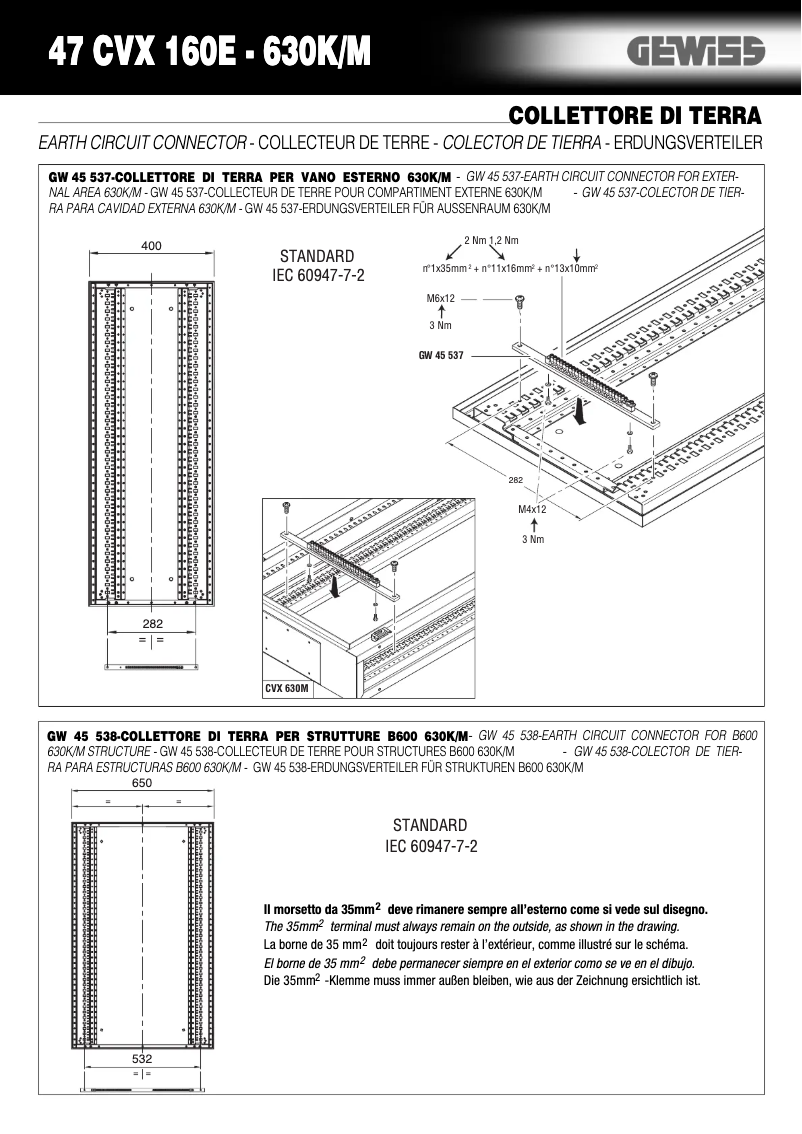 Imagen de la primera página del manual del dispositivo GW45537