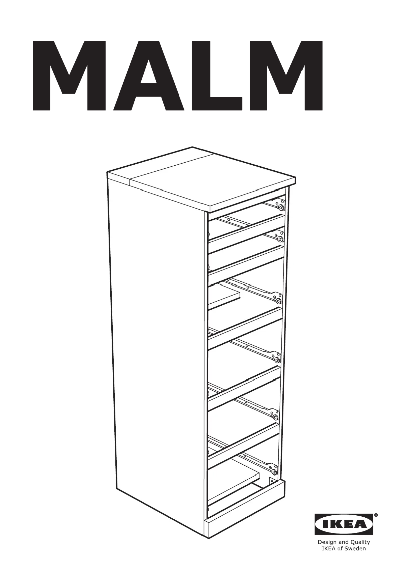 Página 1 del manual Manual de usuario Ikea MALM 704.035.93