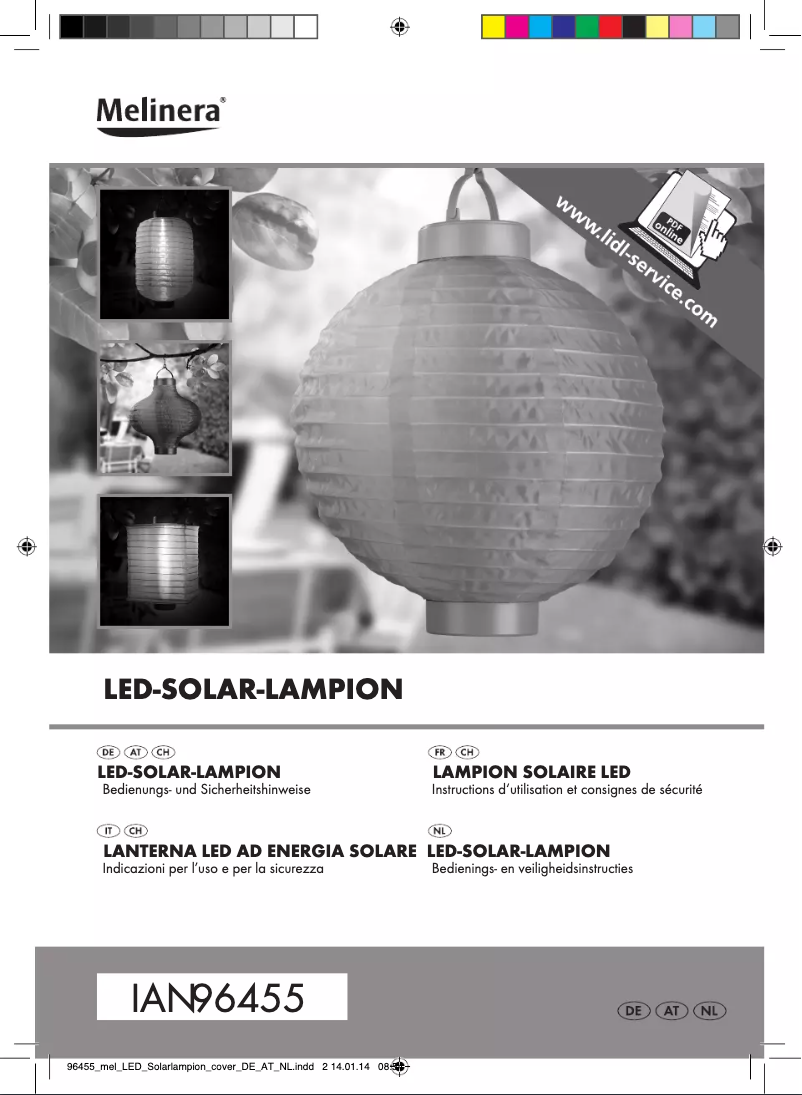 Página 1 del manual Manual de usuario Melinera IAN 96455