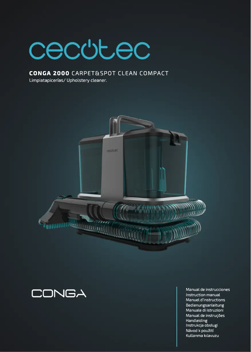 Imagen de la primera página del manual del dispositivo Conga 2000 Carpet&Spot Clean Compact