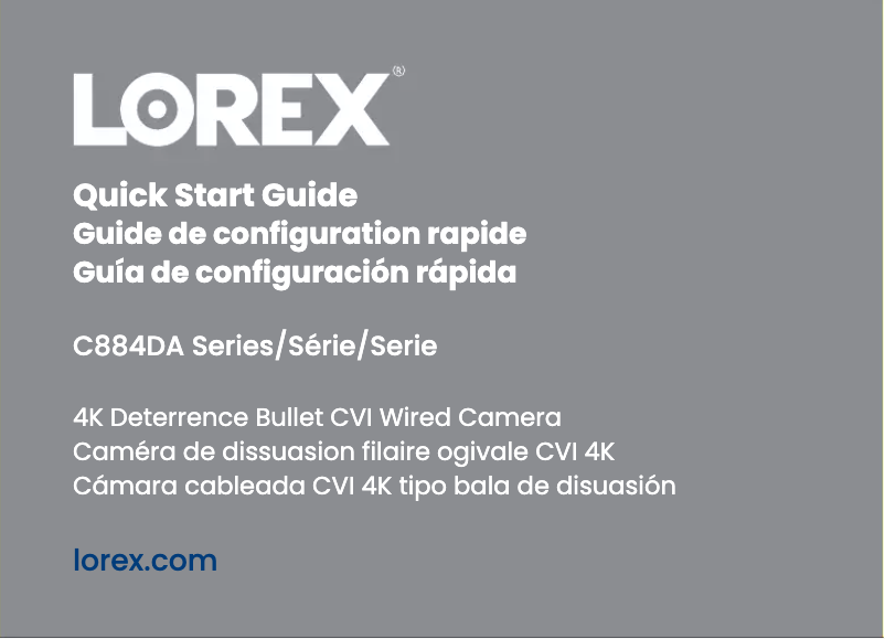 Imagen de la primera página del manual del dispositivo C884DA