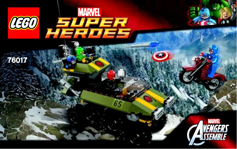 Página 1 del manual Manual de usuario Lego Marvel Super Heroes 76017