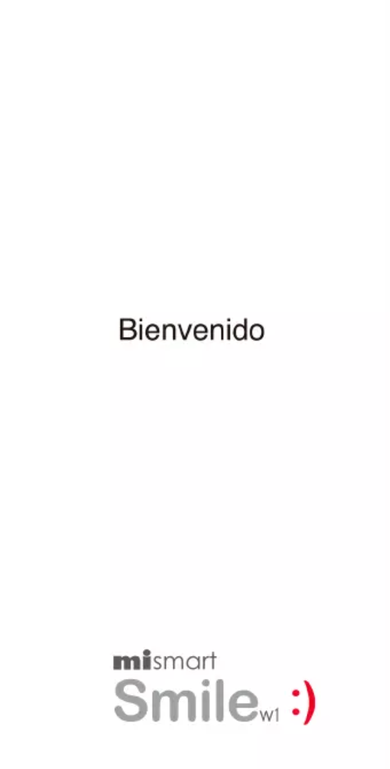 Página 1 del manual Manual de usuario Wolder Mismart Smile W1