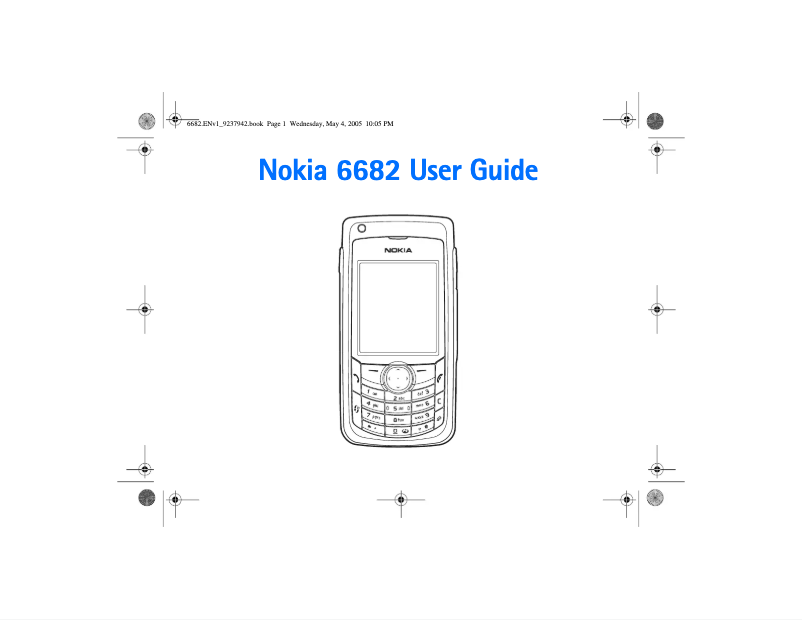 Página nº 1 - Manual de usuario Nokia 6682
