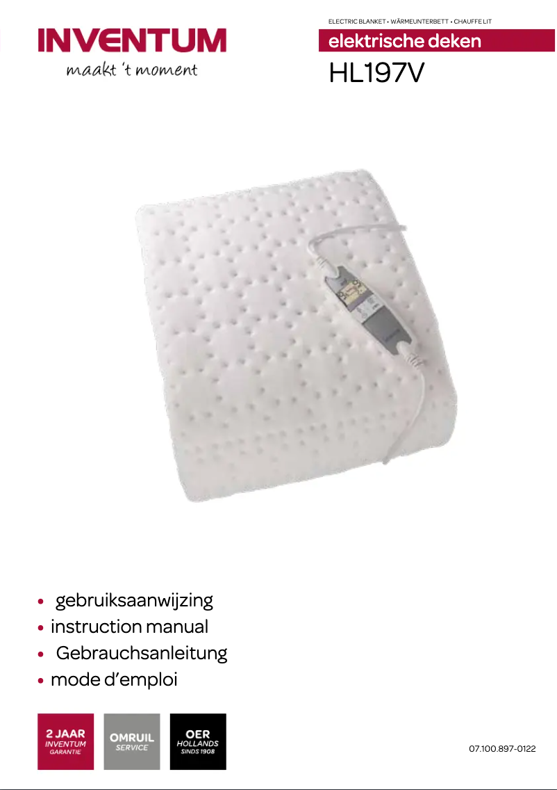 Imagen de la primera página del manual del dispositivo HL197V