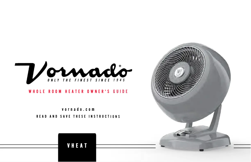 Página nº 1 - Manual de usuario Vornado VHEAT