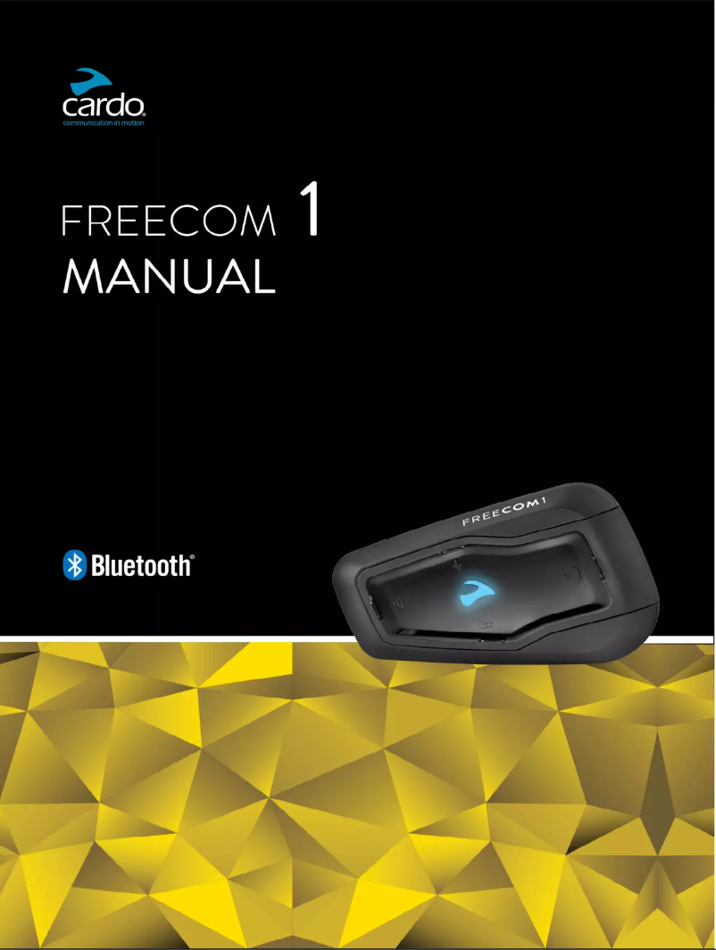 Imagen de la primera página del manual del dispositivo Scala Rider Freecom 1