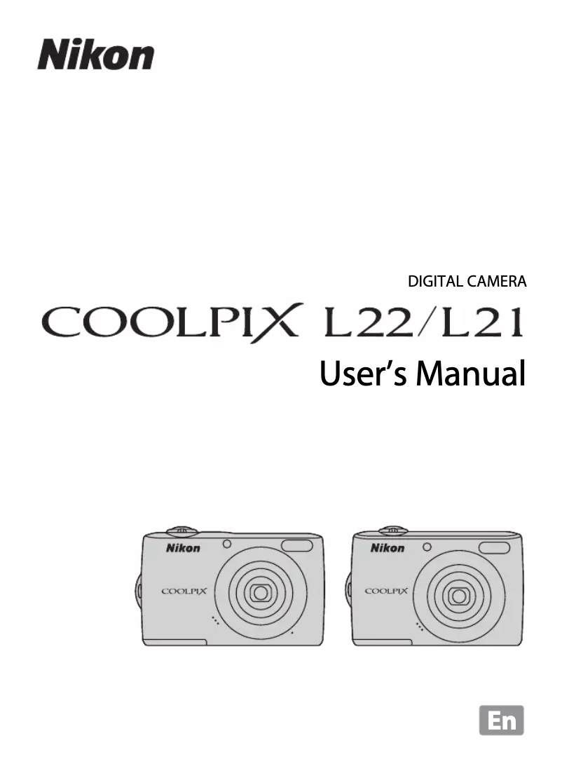 Imagen de la primera página del manual del dispositivo Coolpix L21