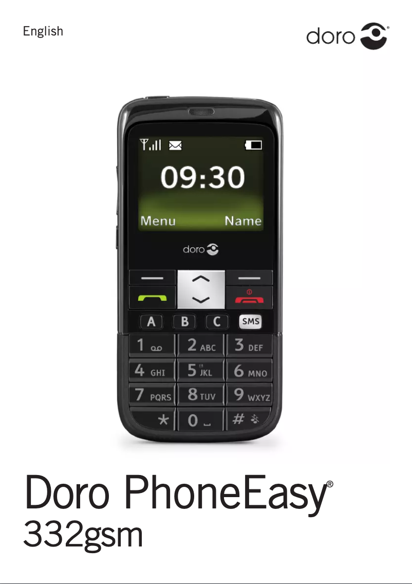 Imagen de la primera página del manual del dispositivo PhoneEasy 332