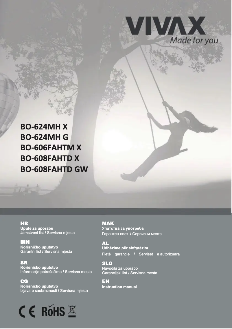 Página nº 1 - Manual de usuario Vivax BO-624MH X