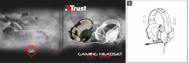 Imagen de la primera página del manual del dispositivo Carus GXT 322D