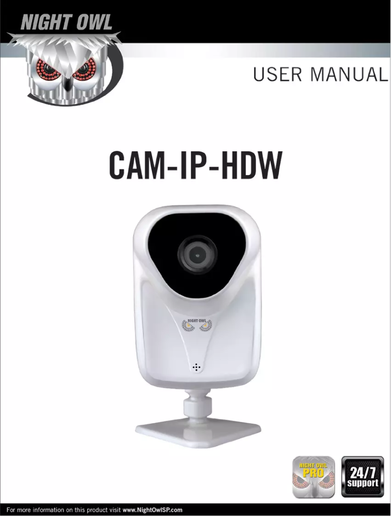 Imagen de la primera página del manual del dispositivo CAM-IP-HDW
