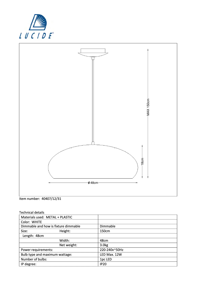 Imagen de la primera página del manual del dispositivo Dana 40407/12/31