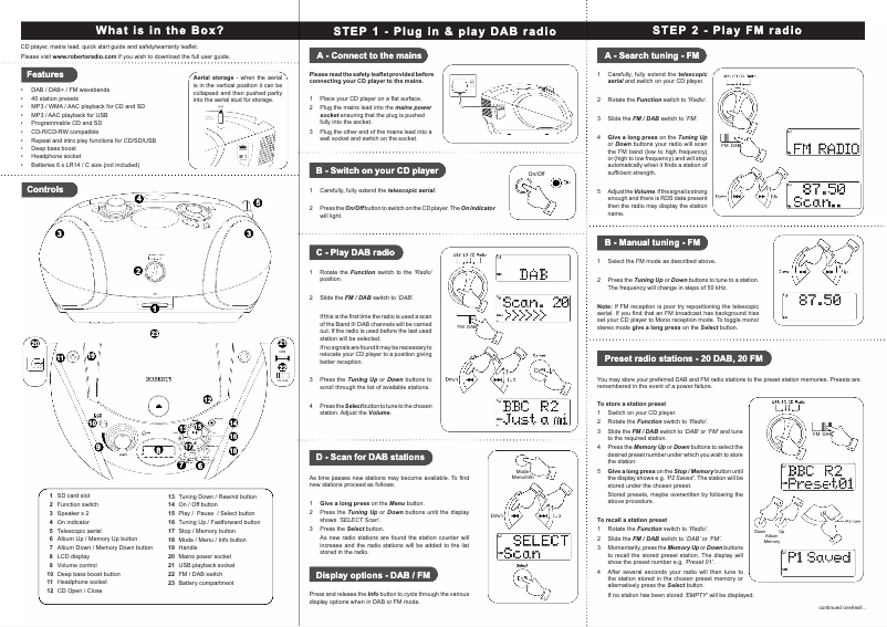 Imagen de la primera página del manual del dispositivo Zoombox 3