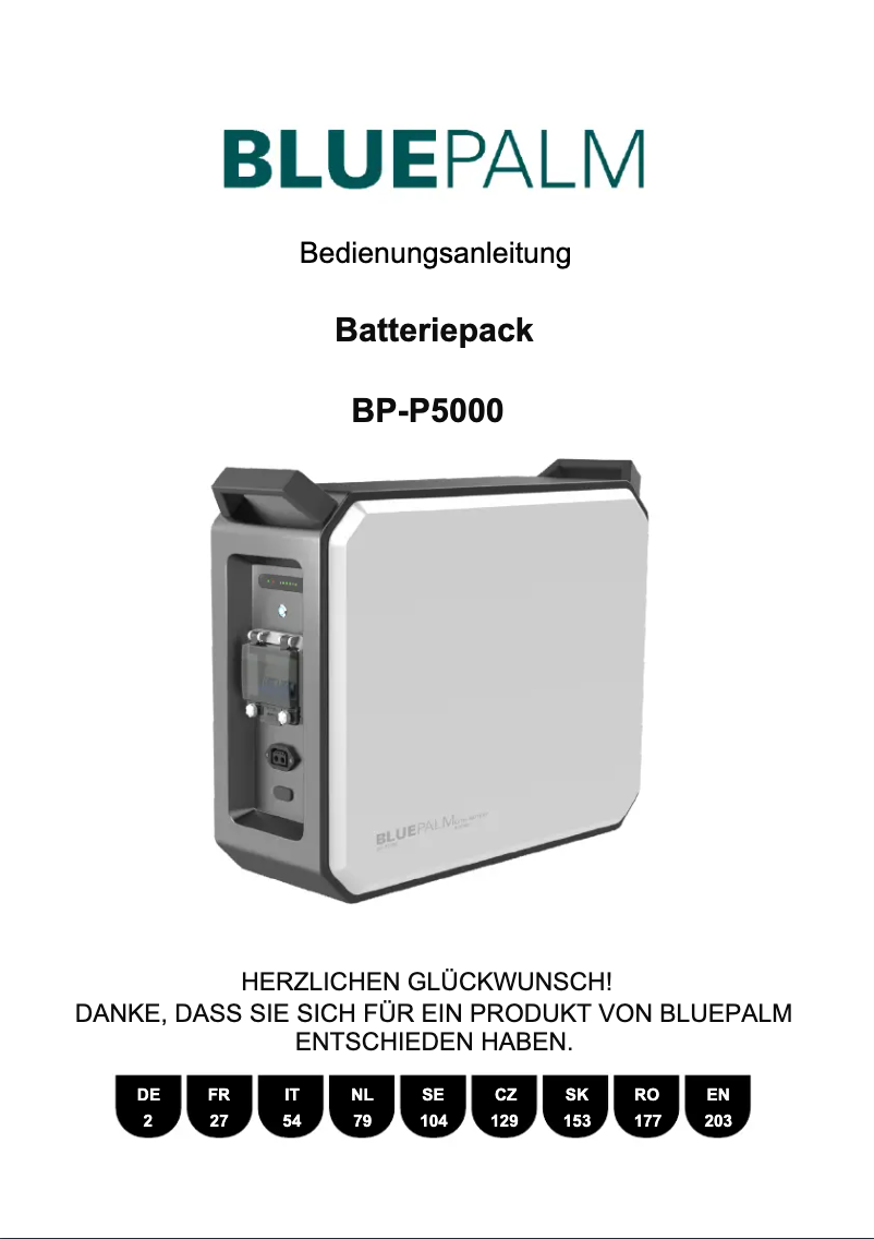 Página nº 1 - Manual de usuario BLUEPALM BP-P5000