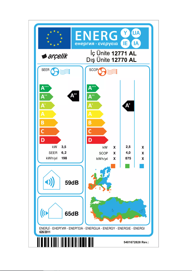 Imagen de la primera página del manual del dispositivo 12770 AL