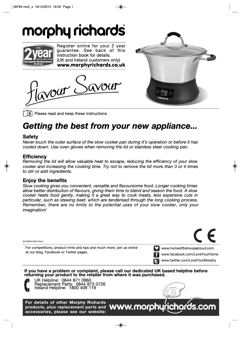 Imagen de la primera página del manual del dispositivo 48784